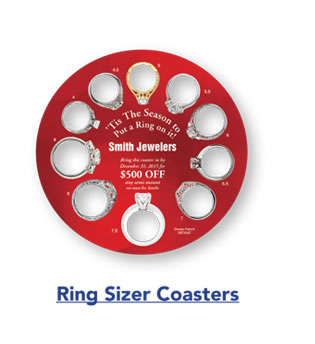Ring Sizer Coasters