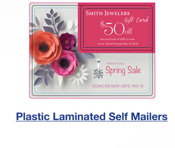 Plastic Laminated Self Mailers