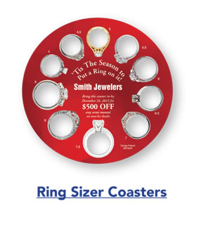 Ring Sizer Coasters