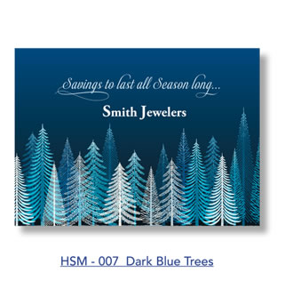 Dark Blue Trees